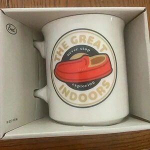 Genuine Fred SAY ANYTHING, THE GREAT INDOORS, 16oz Ceramic Mug, Dishwasher Safe